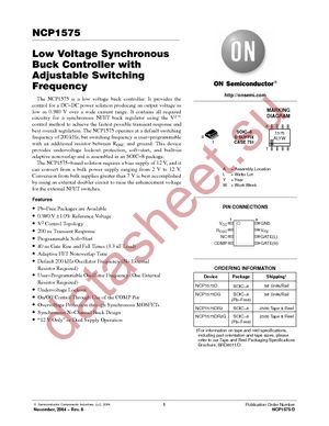 NCP1575DG datasheet  